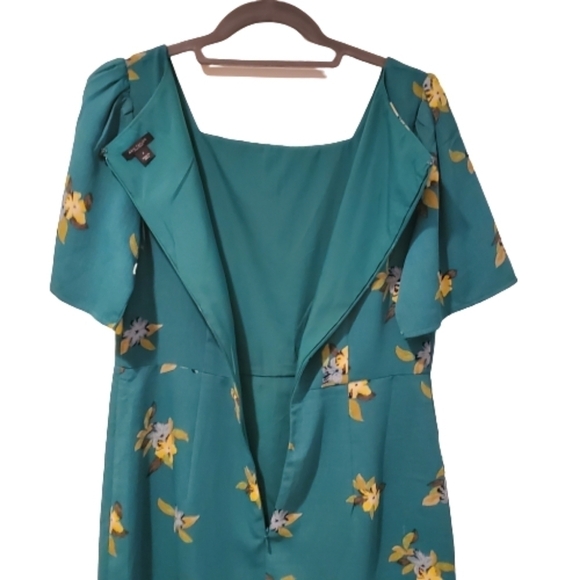 Ann Taylor Factory Floral Square Neck Dress - Picture 6 of 7